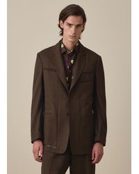 Paul Smith - Cordonetto Wool Inside-Out Blazer - Lyst