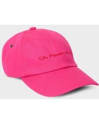 Paul Smith - Cotton-Twill Quote Cap - Lyst