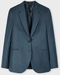 Paul Smith - Wool-Cashmere Flannel Two-Button Blazer - Lyst
