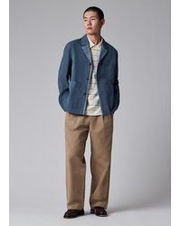 Paul Smith - Mid Cotton-Linen Three-Button Jacket - Lyst