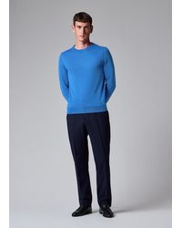 Paul Smith - Cobalt Washable Merino Wool Sweater - Lyst
