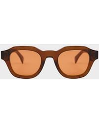 Paul Smith - Transparent Khaki 'Lyford' Sunglasses - Lyst