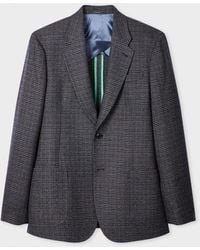Paul Smith - Wool-Cashmere Check Buggy-Lined Blazer - Lyst