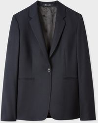 Paul Smith - A Suit To Travel In - Navy One-button Wool Blazer Blue - Lyst