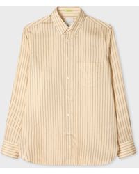 Paul Smith - Regular-Fit Stripe Lyocell-Silk Shirt - Lyst