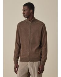 Paul Smith - Cashmere Zip Cardigan - Lyst