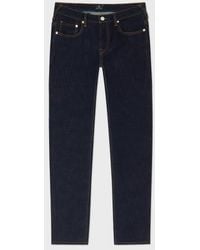 Paul Smith - Slim-Fit-Rinse 'Crosshatch Stretch' Jeans - Lyst