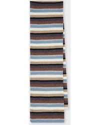 Paul Smith - 'Seasonal Stripe' Lambswool Scarf - Lyst