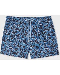 Paul Smith - 'Botanic Floral' Swim Shorts - Lyst