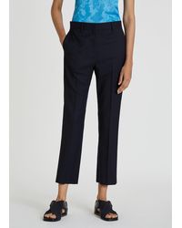 Paul Smith - A Suit To Travel In - Slim-fit Navy Wool Pants - Lyst
