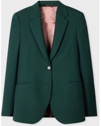 Paul Smith - Dark Wool Two-Button Blazer - Lyst