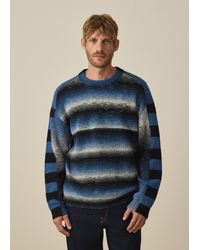 Paul Smith - And Space-Dye Intarsia Sweater - Lyst