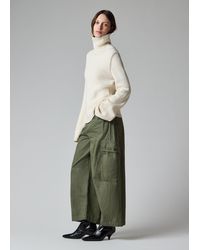 Paul Smith - Ecru Roll Neck Knitted Sweater With Contrast Stitching - Lyst