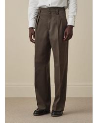 Paul Smith - Relaxed-Fit Wool-Twill Trousers - Lyst