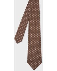 Paul Smith - Silk Pin Dot Tie - Lyst