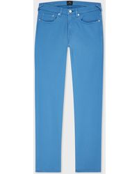 Paul Smith - Tapered-Fit Garment-Dyed Organic Cotton-Stretch Jeans - Lyst