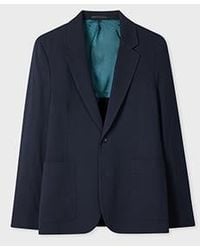Paul Smith - Seersucker Cotton Check Buggy-Lined Blazer - Lyst