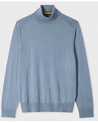 Paul Smith - Light Merino Wool Roll Neck Sweater - Lyst