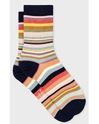 Paul Smith - 'Swirl Stripe' Socks - Lyst