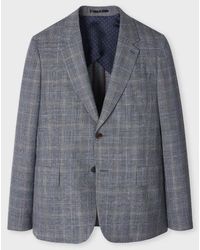 Paul Smith - Summertime Check Wool-Silk Blazer - Lyst