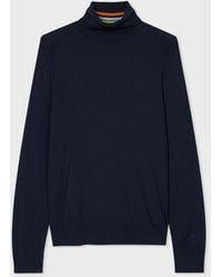 Paul Smith - Merino Wool Roll Neck Sweater - Lyst