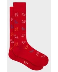 Paul Smith - 'Dogs' Pattern Socks - Lyst