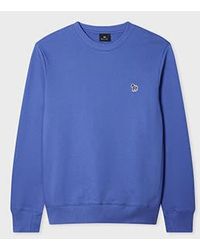 Paul Smith - Mid Organic Cotton Zebra Logo Sweatshirt - Lyst