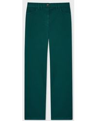 Paul Smith - Peacock Stretch-Cotton Slim-Fit Chinos - Lyst