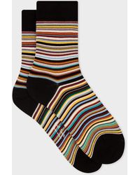 Paul Smith - Women's 'signature Stripe' Socks - Lyst