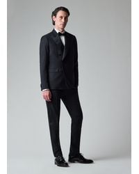 Paul Smith - Slim-Fit Wool-Mohair Evening Trousers - Lyst
