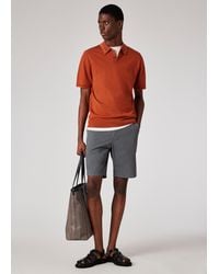 Paul Smith - Cotton-Twill 'Broad Stripe Zebra' Shorts - Lyst