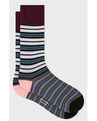 Paul Smith - And Mixed Stripe Socks - Lyst