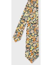 Paul Smith - Floral Cotton Tie - Lyst