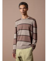Paul Smith - Merino Wool Stripe Crew Neck - Lyst
