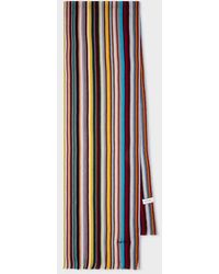 Paul Smith - Merino Wool 'Signature Stripe' Scarf - Lyst