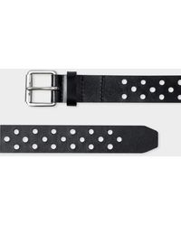 Paul Smith - Men Belt Perforated - Lyst