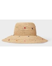 Paul Smith - 'Swirl' Polka Dot Sun Hat - Lyst