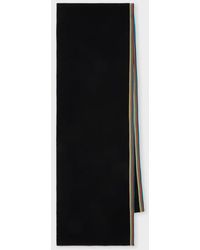 Paul Smith - Merino Wool 'Signature Stripe' Trim Scarf - Lyst