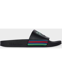 Paul Smith - 'Sports Stripe' 'Zed' Slides - Lyst