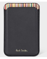 Paul Smith - Iphone Magsafe Leather Credit Card Case - Lyst