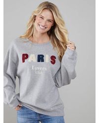 South Parade Alexa Paris Sweatshirt - Grey