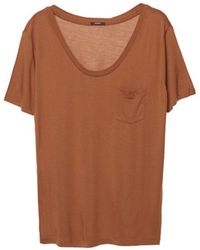 Denham Hackney T-shirt - Brown