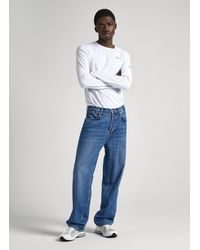 Pepe Jeans - Maglia in cotone manica lunga - Lyst