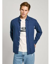 Pepe Jeans - Camisa bolsillo frontal fit regular - Lyst