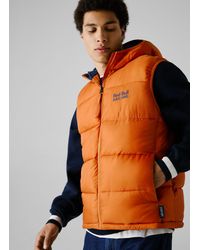 Pepe Jeans - Chaleco capucha logo estampado - Lyst