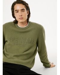Pepe Jeans - Jersey cuello redondo fit regular - Lyst