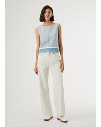 Pepe Jeans - Jeans fit recto y tiro alto - lexa - Lyst