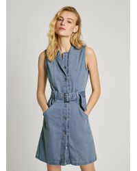 Pepe Jeans - Kleid Kurz Regular Fit - Lyst