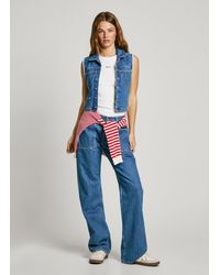 Pepe Jeans - Chaleco denim fit relaxed - Lyst