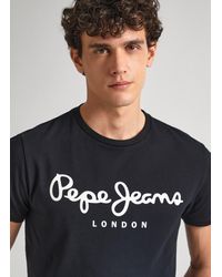 Pepe Jeans - Maglietta in cotone manica corta - Lyst